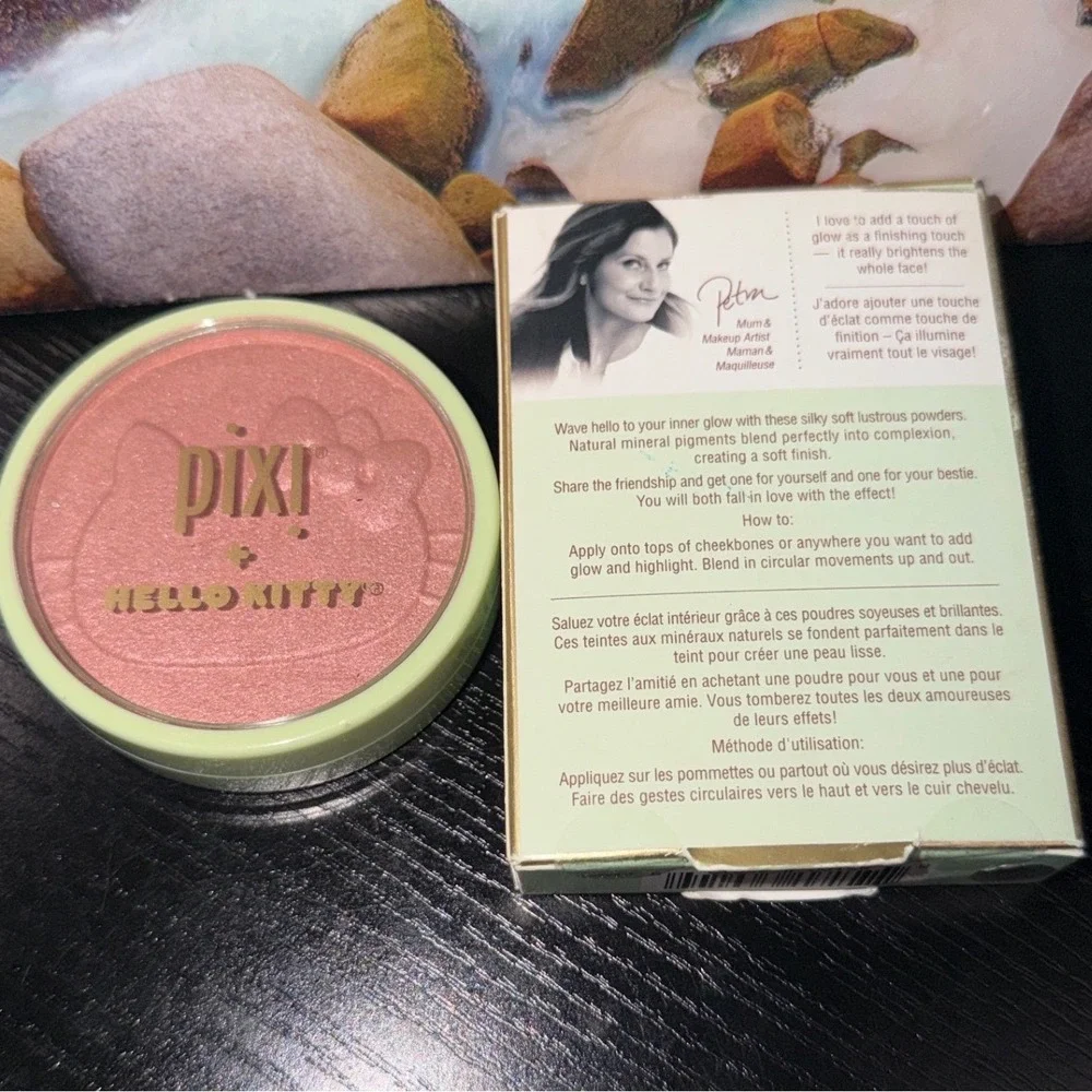 Pixi X Hello Kitty Hello Glow-y Powder Friendly Blush Radiance Powder New